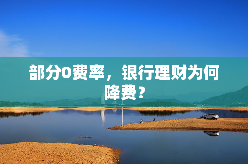 部分0费率，银行理财为何降费？