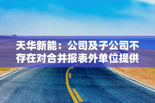 天华新能：公司及子公司不存在对合并报表外单位提供担保的情况