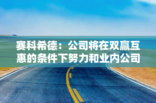 赛科希德：公司将在双赢互惠的条件下努力和业内公司开展多种形式的合作