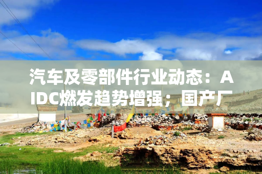 汽车及零部件行业动态：AIDC燃发趋势增强；国产厂商加速出海