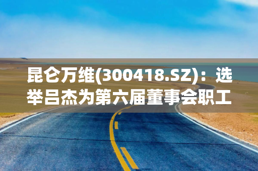 昆仑万维(300418.SZ)：选举吕杰为第六届董事会职工代表董事