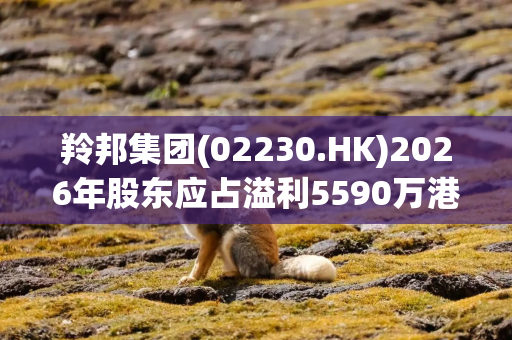 羚邦集团(02230.HK)2026年股东应占溢利5590万港元，同比增加6.9%
