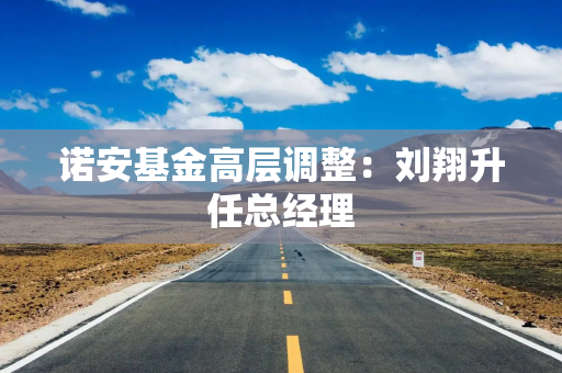 诺安基金高层调整：刘翔升任总经理