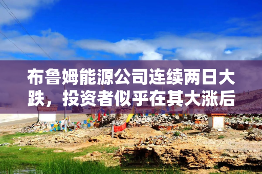 布鲁姆能源公司连续两日大跌，投资者似乎在其大涨后获利了结