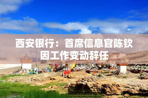 西安银行：首席信息官陈钦因工作变动辞任