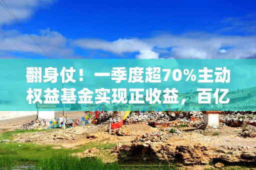 翻身仗！一季度超70%主动权益基金实现正收益，百亿俱乐部变阵