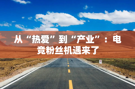 从“热爱”到“产业”：电竞粉丝机遇来了