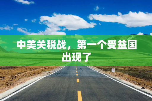 中美关税战，第一个受益国出现了