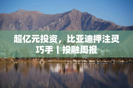 超亿元投资，比亚迪押注灵巧手丨投融周报