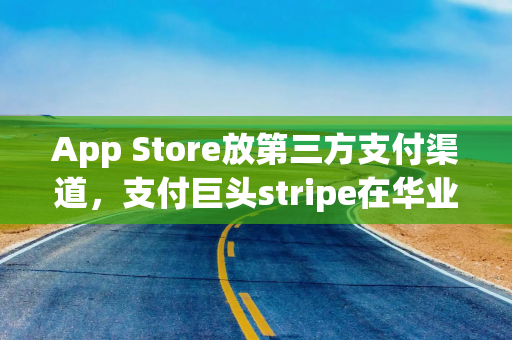 App Store放第三方支付渠道，支付巨头stripe在华业务面临多重信任危机