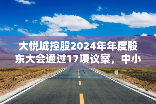大悦城控股2024年年度股东大会通过17项议案，中小股东参与度高