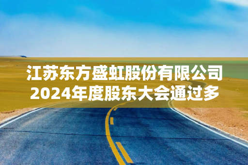 江苏东方盛虹股份有限公司2024年度股东大会通过多项议案，表决结果合法有效