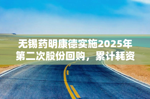 无锡药明康德实施2025年第二次股份回购，累计耗资近3000万元