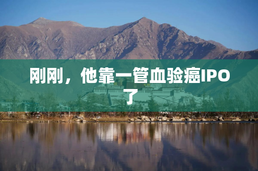 刚刚，他靠一管血验癌IPO了
