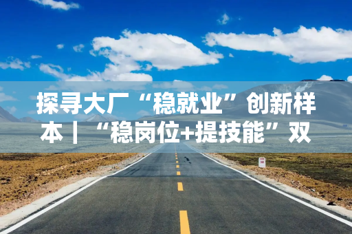 探寻大厂“稳就业”创新样本｜“稳岗位+提技能”双轮驱动 传化集团打造人才发展新生态