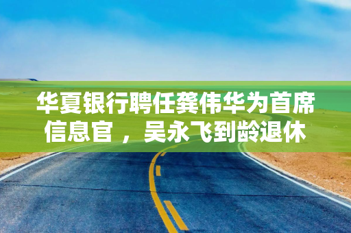 华夏银行聘任龚伟华为首席信息官 ，吴永飞到龄退休