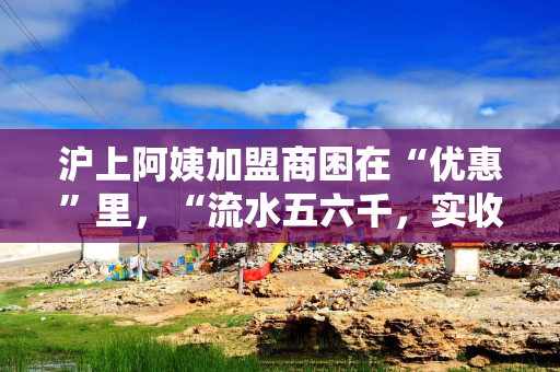 沪上阿姨加盟商困在“优惠”里，“流水五六千，实收两三千”