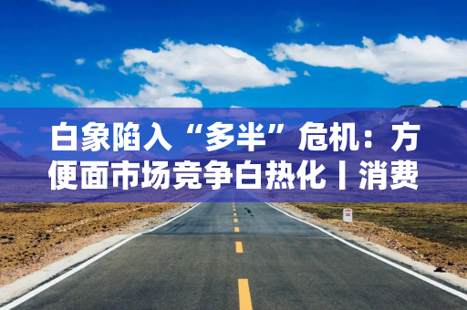 白象陷入“多半”危机：方便面市场竞争白热化丨消费参考