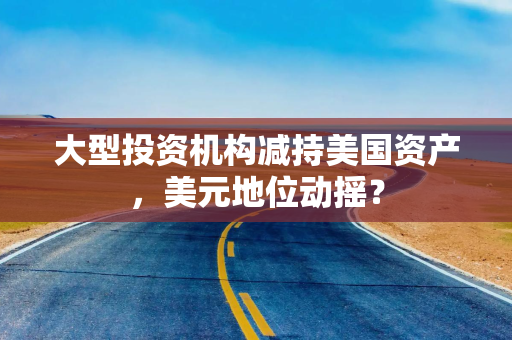 大型投资机构减持美国资产，美元地位动摇？