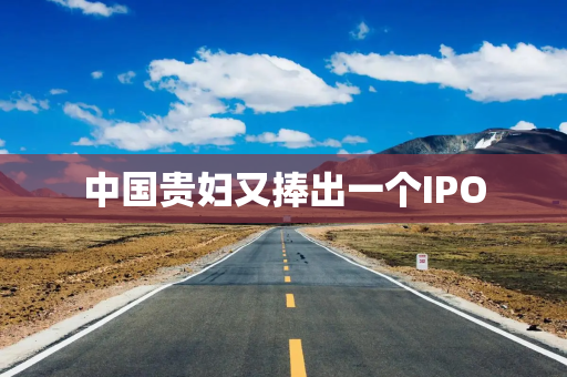 中国贵妇又捧出一个IPO