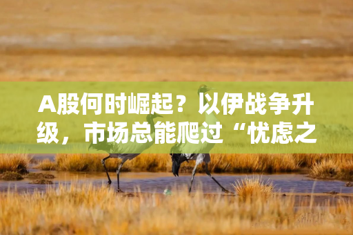 A股何时崛起？以伊战争升级，市场总能爬过“忧虑之墙”！