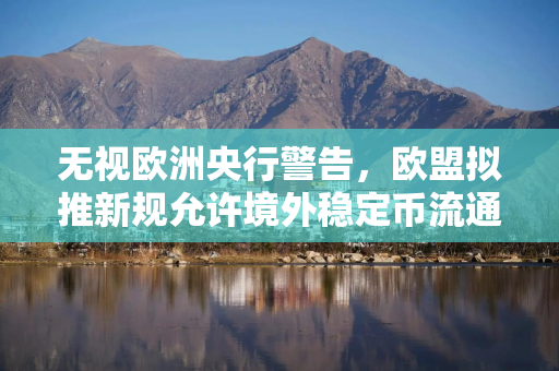 无视欧洲央行警告，欧盟拟推新规允许境外稳定币流通