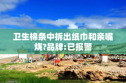 卫生棉条中拆出纸巾和亲嘴烧?品牌:已报警