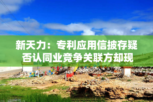 新天力：专利应用信披存疑 否认同业竞争关联方却现重叠客户类型