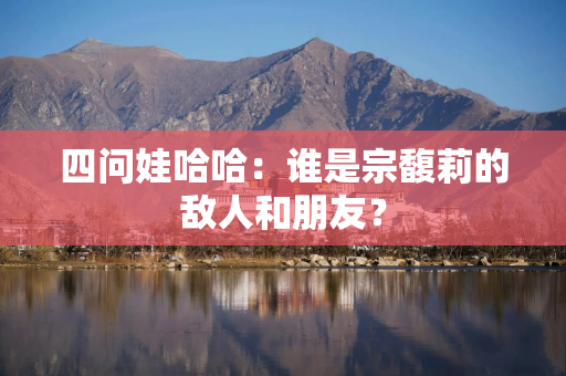 四问娃哈哈：谁是宗馥莉的敌人和朋友？