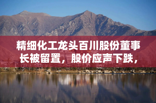 精细化工龙头百川股份董事长被留置，股价应声下跌，去年刚扭亏