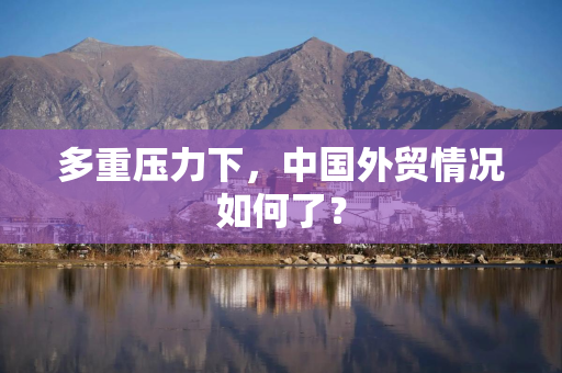 多重压力下，中国外贸情况如何了？