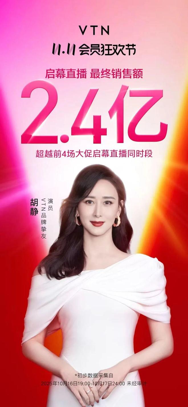 2.4亿直播破局双11，胡静与VTN的信任试验__2.4亿直播破局双11，胡静与VTN的信任试验