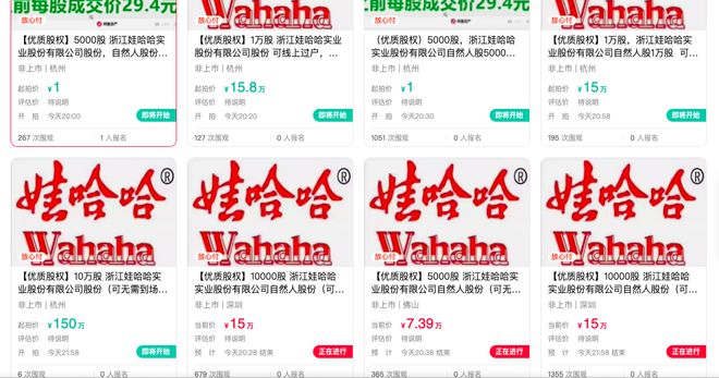 娃哈哈股票在哪里可交易__娃哈哈股票分红公告