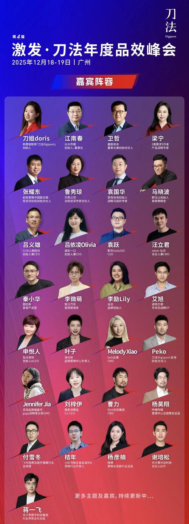 倒计时5天!新生代品牌共建者集结,我们广州见|激发·2025刀法年度品效峰会__倒计时5天!新生代品牌共建者集结,我们广州见|激发·2025刀法年度品效峰会