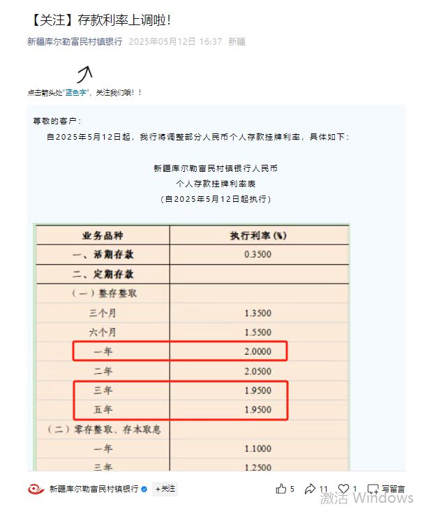 极致倒挂再现！中小银行首现“存5年不如存1年”现象