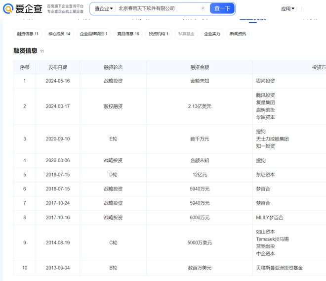 _春雨医生融资e轮_春雨医生上市公司