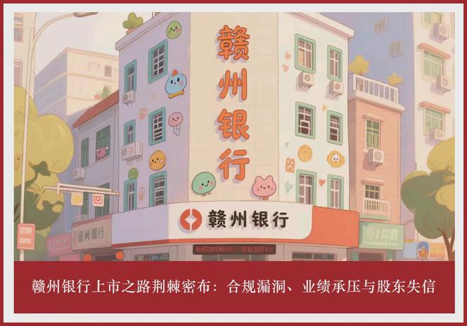 赣州银行上市之路荆棘密布：合规漏洞、业绩承压与股东失信