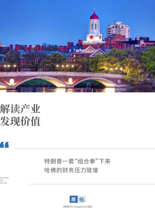 哈佛大学亏损8亿元，都怪特朗普？