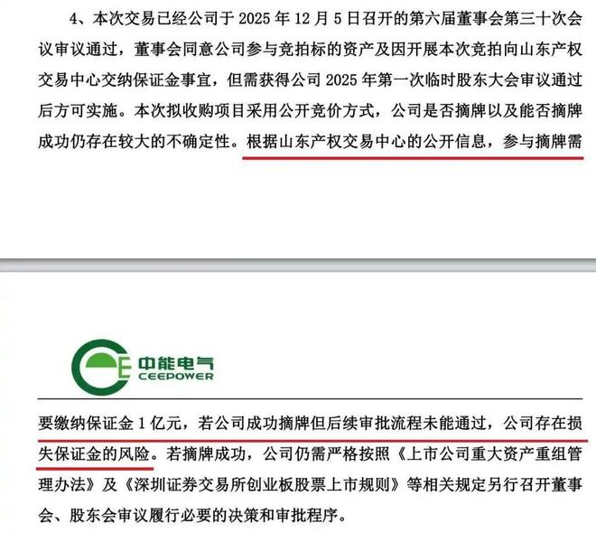 刚扭亏就欲砸8.57亿“蛇吞象”,还需先交1亿保证金!中能电气拟跨省收购三家山东公司__刚扭亏就欲砸8.57亿“蛇吞象”,还需先交1亿保证金!中能电气拟跨省收购三家山东公司