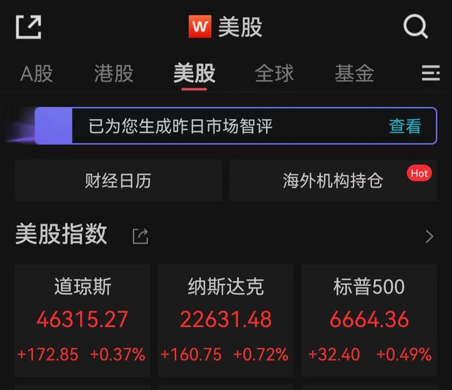 美股涨指数不涨个股__美股指数大涨