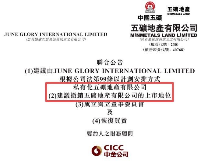 _地产巨头公布大消息_巨头地产退市宣布时间