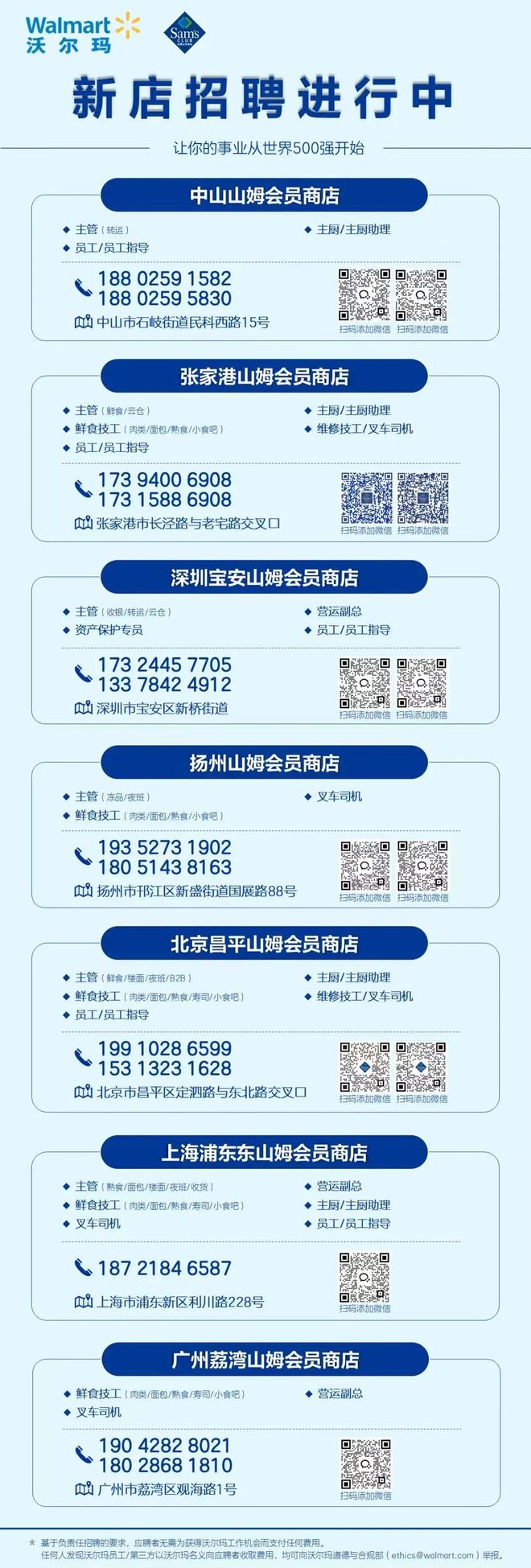 _山姆超市招聘_山姆会员店招聘