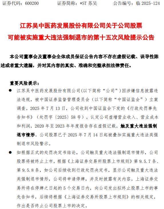 _*ST苏吴涨停后再警示退市风险,受损股民可登记索赔_*ST苏吴涨停后再警示退市风险,受损股民可登记索赔