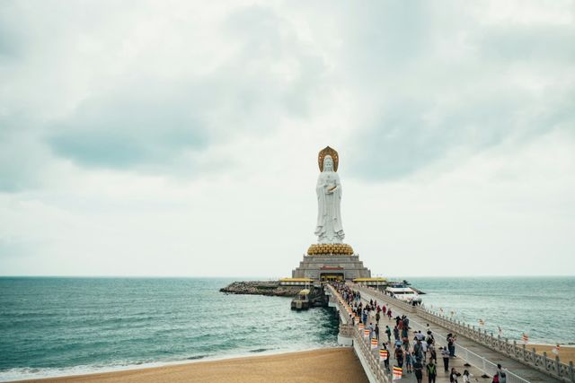 _海南沙滩_海南贸易岛